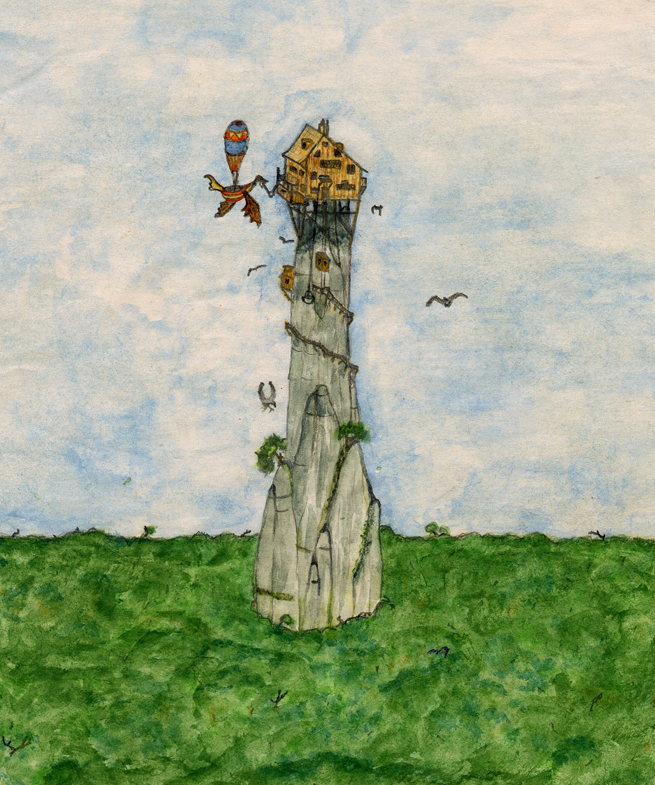Airship and tower
