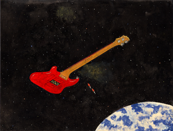 Epiphone in space